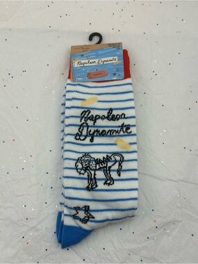 Napoleon Dynamite Striped Crew Socks